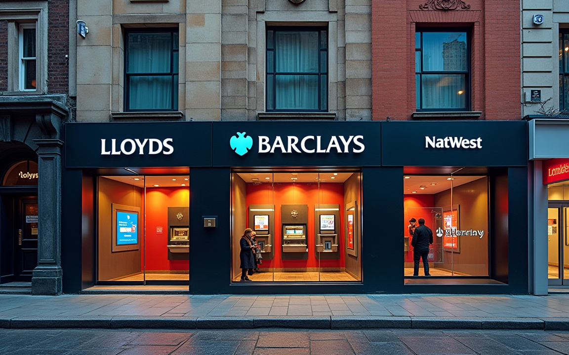 FTSE 100 Index drops as Barclays, NatWest, and Lloyds sink amid 2 key risks